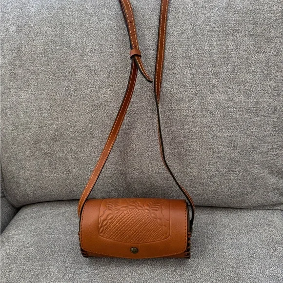 Patricia Nash Mini Leather Crossbody - Picture 8 of 8